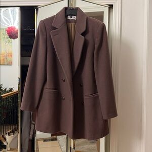 Vintage J. G. Hook Brown Wool Coat